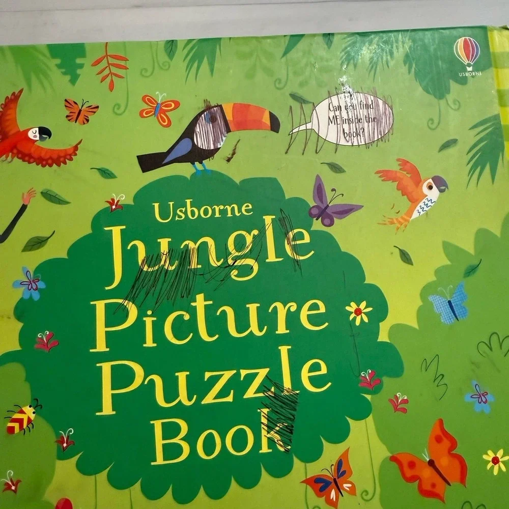 Usborne‎ Paper Pie jungle picture puzzle book